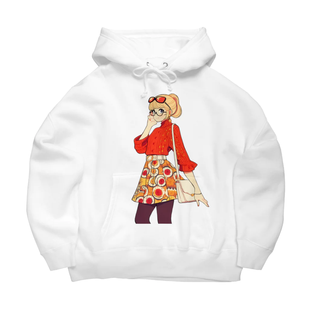 桜音ことこ企画の赤いスウィター Big Hoodie