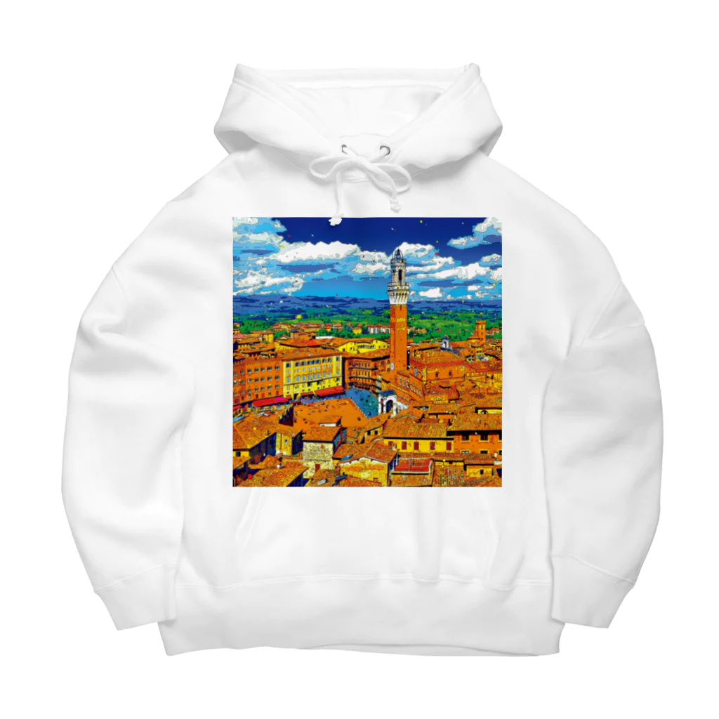 GALLERY misutawoのイタリア シエナの街並み Big Hoodie