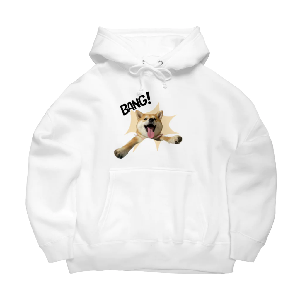 Runny_Shiba_Dogの飛び出す柴犬 Big Hoodie