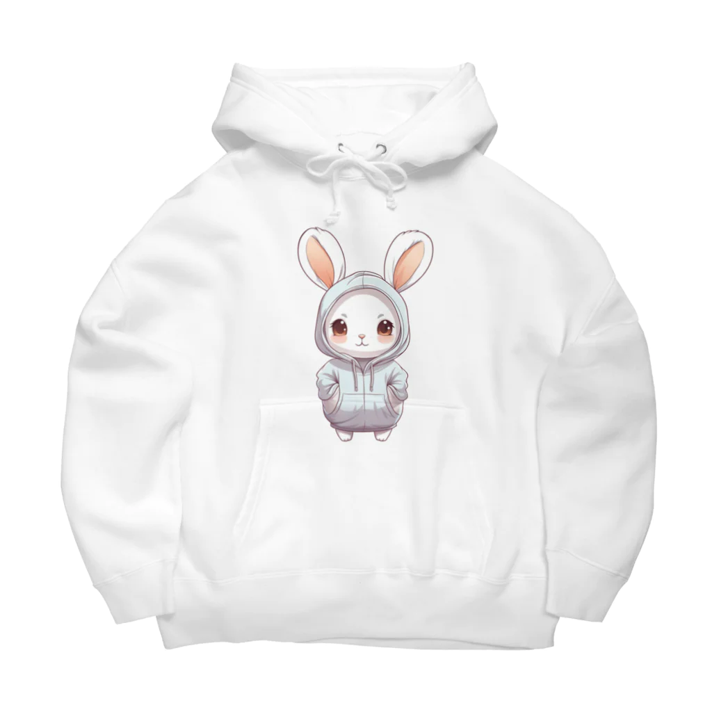 Vasetti_pressのパーカーを着ているうさぎちゃん Big Hoodie