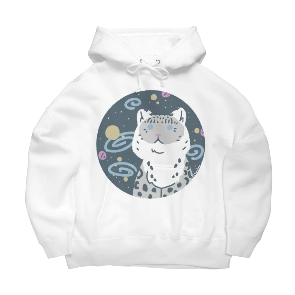 まりもの宇宙ユキヒョウ Big Hoodie