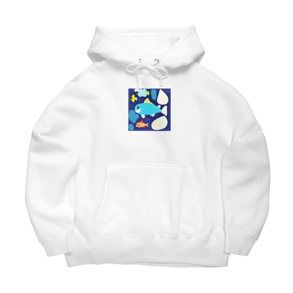 魚大好きマンの海の世界 Big Hoodie