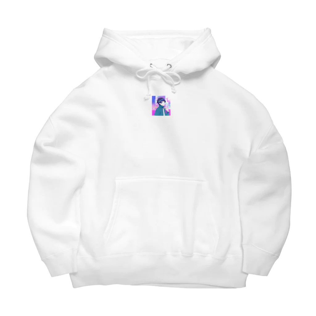 みやこのオリジナルショップのアニメ風の原宿系男子のオリジナルグッズ Big Hoodie