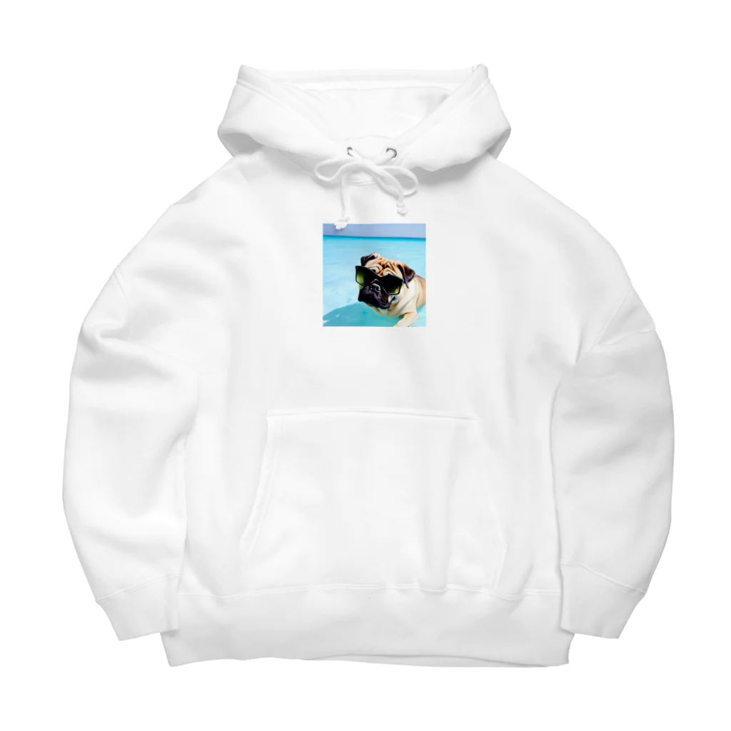 パグ男くんの休日のパグ男グッツ Big Hoodie