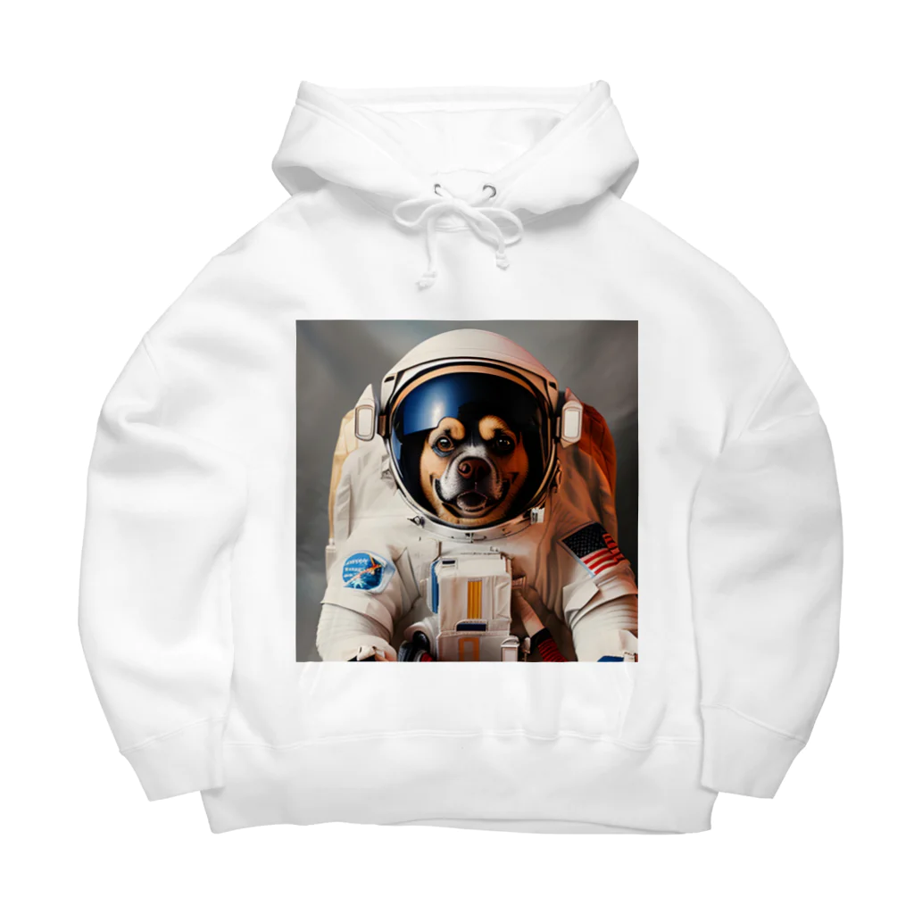 ✨そうのオリジナルグッズ✨の宇宙飛行士犬だワン！！ Big Hoodie