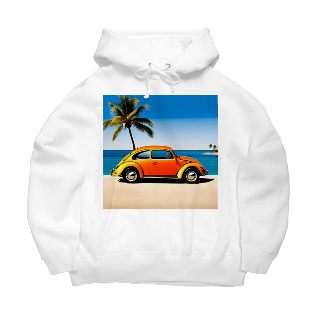 転倒無視のボサノヴァビーチ Big Hoodie