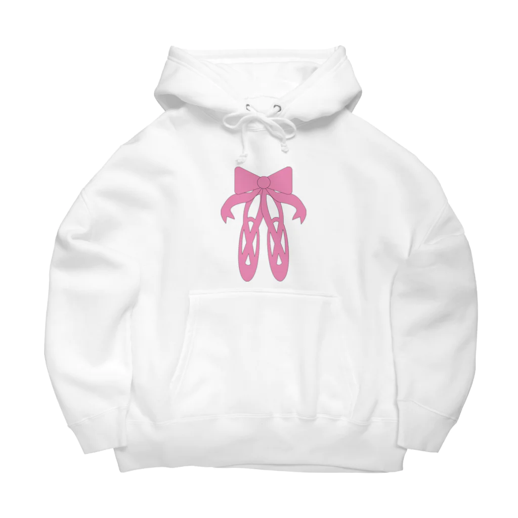 HONOMINEのピンクのバレエシューズ Big Hoodie