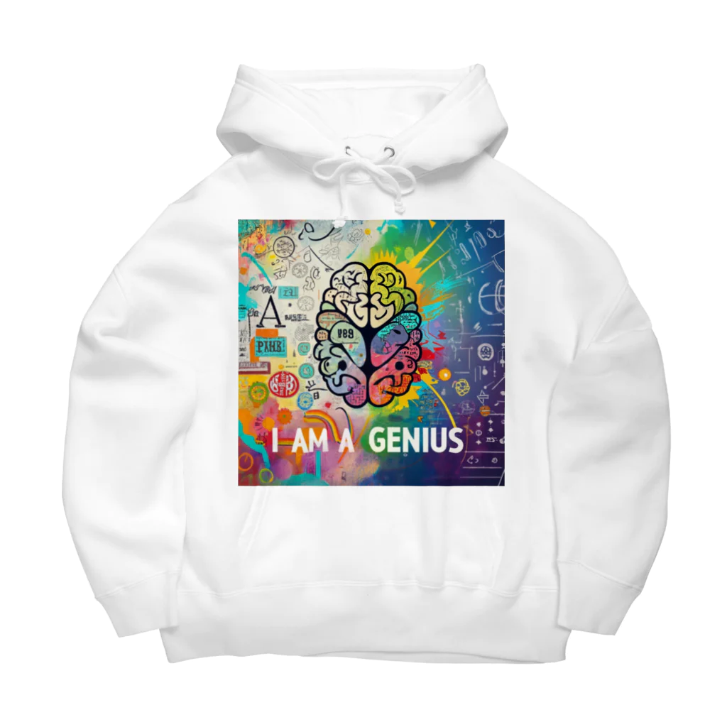 ノイトランナウェイのI am a genius Big Hoodie