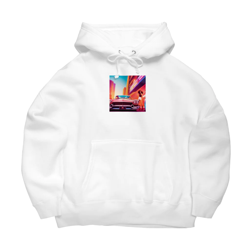 enjoy-itemsの赤いアメ車 Big Hoodie