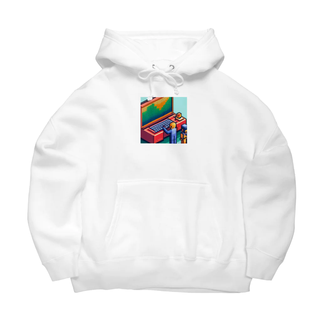 yorozuya4628のドットエンジニア ミニフィグ Big Hoodie