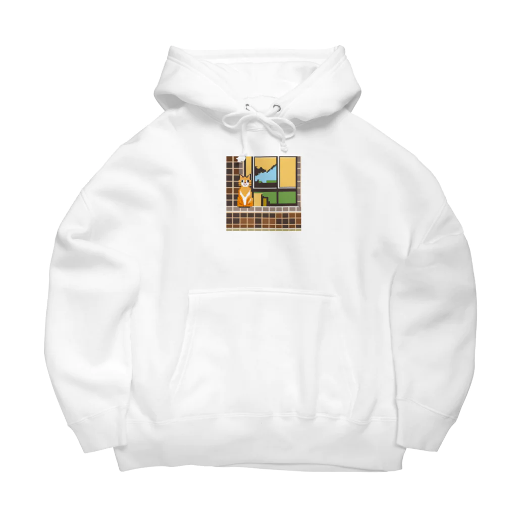 getprizeのドット絵の猫 Big Hoodie