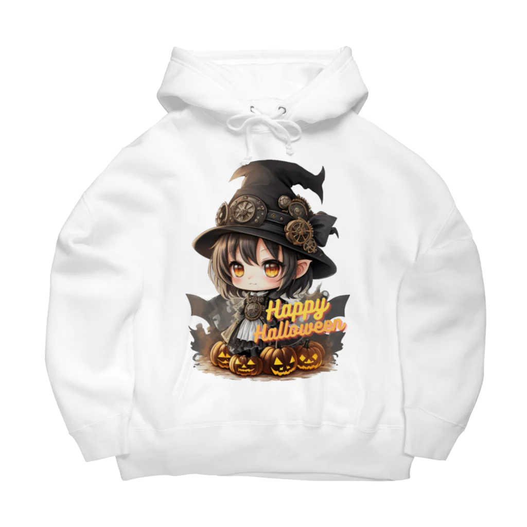 Design_Factory-Lのスチームパンク Girlハロウィンスタイル Big Hoodie