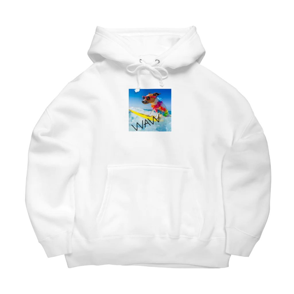 HANIの犬 サーフィンデザイン Big Hoodie