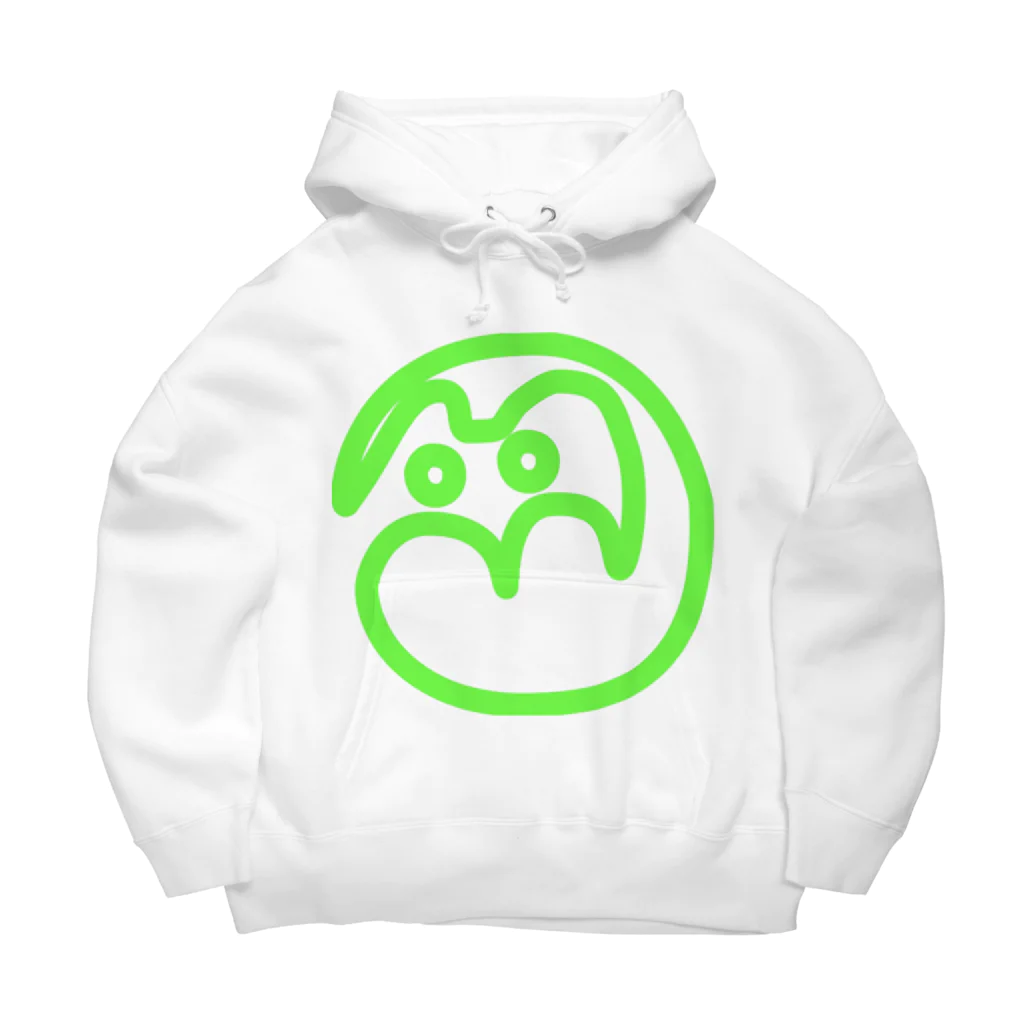 AiChrisのグリーンマン Big Hoodie