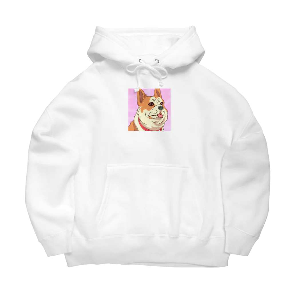 まさのお店の人懐こい犬 Big Hoodie