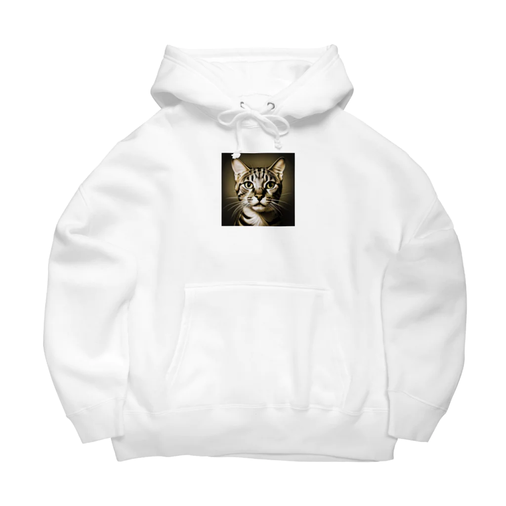 9neko6のサバンナキャット Big Hoodie