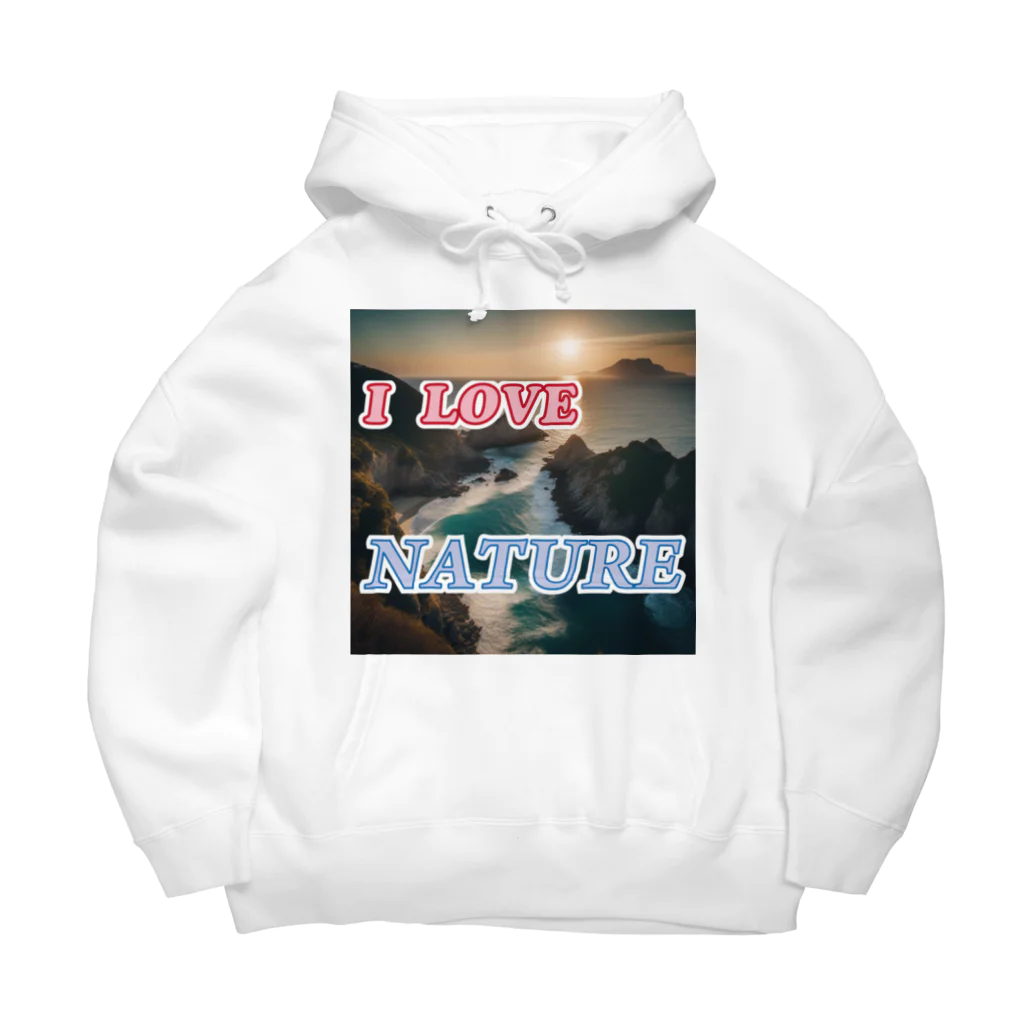 wataru-ingのI LOVE NATURE Big Hoodie