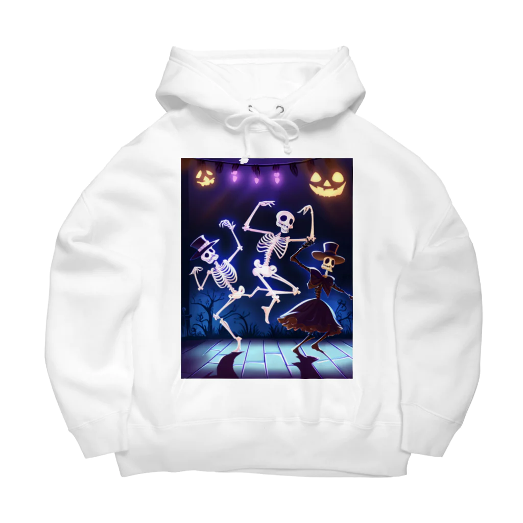 seasun011のハロウィンスケルトンダンス01 Big Hoodie