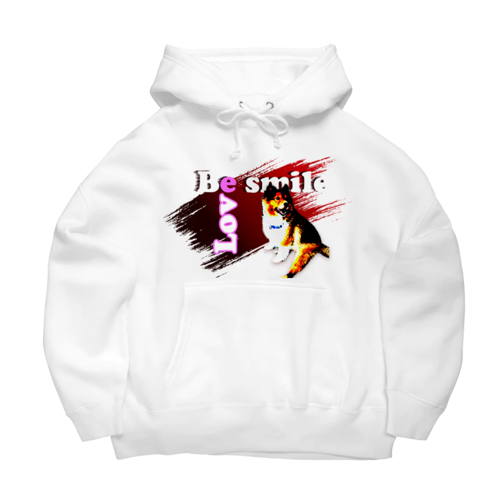 もふもふ犬ソア君SHOPのBe smile♡ Big Hoodie