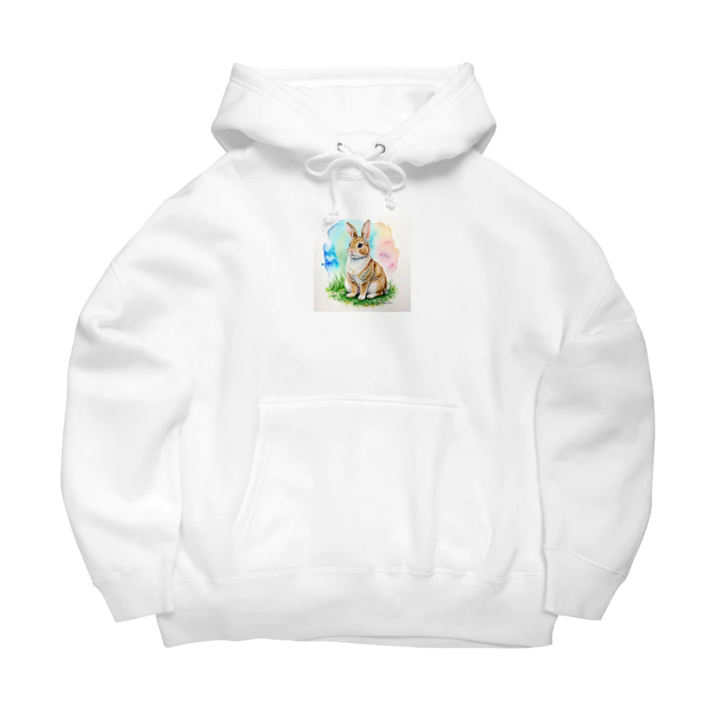 ようこそ　taitaitaro shop へのかわいいウサギちゃん Big Hoodie