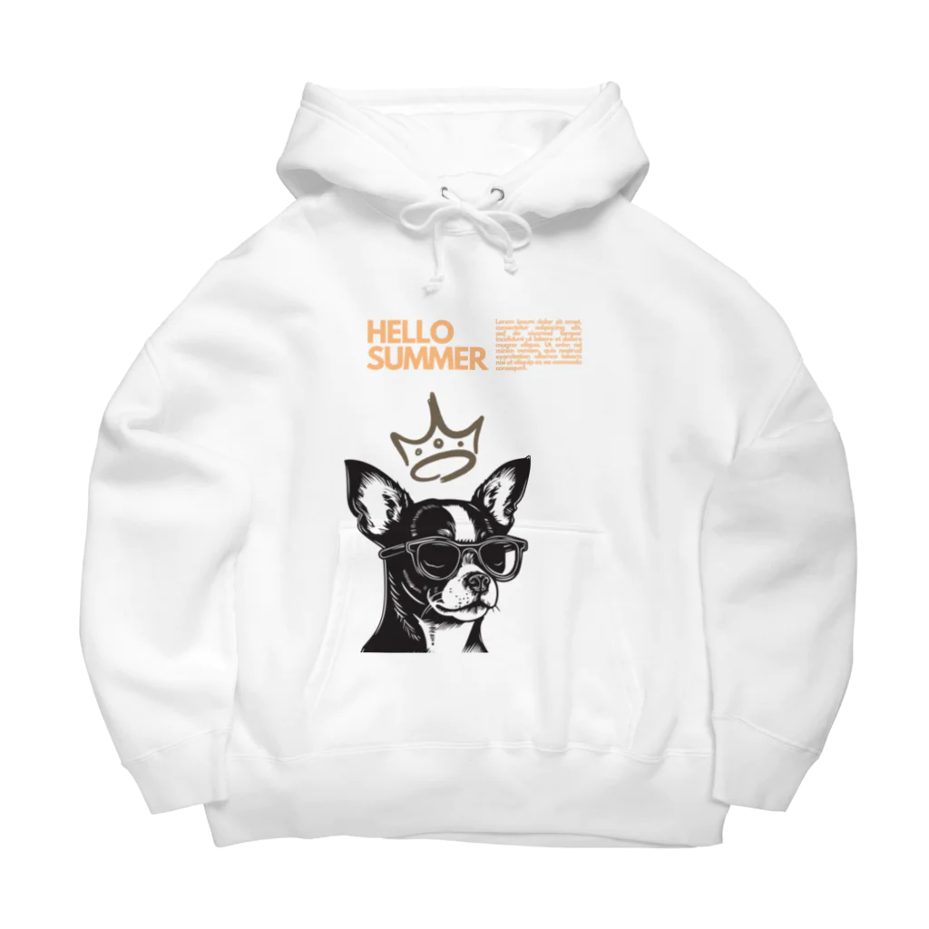 hide0120の犬（眼鏡） Big Hoodie