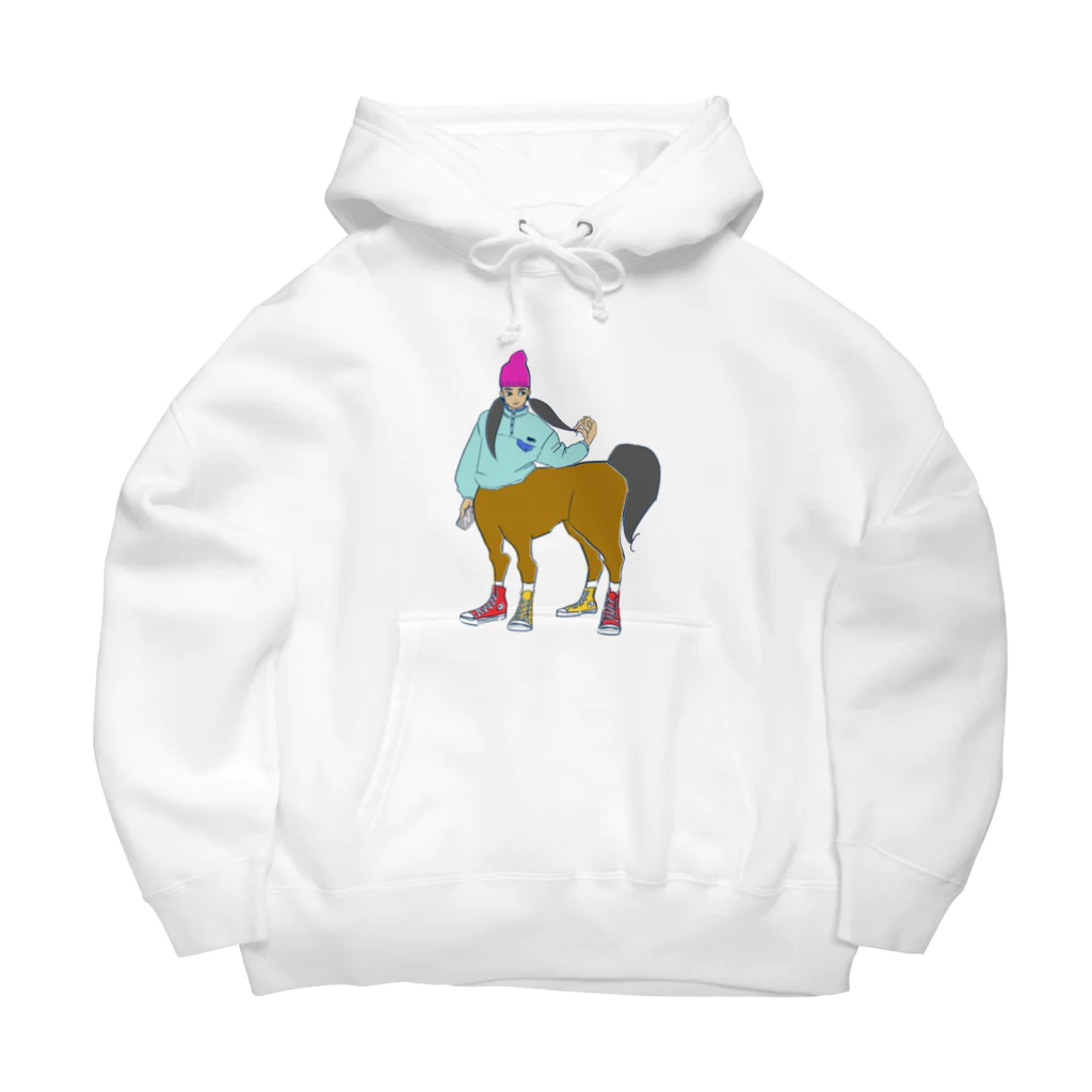 柳沢ユーヲのツインテール子 Big Hoodie