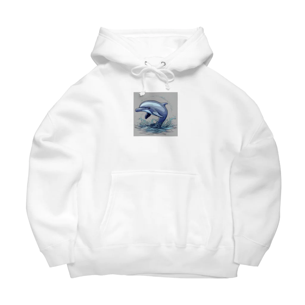 AQUARIUMのイルカ Big Hoodie