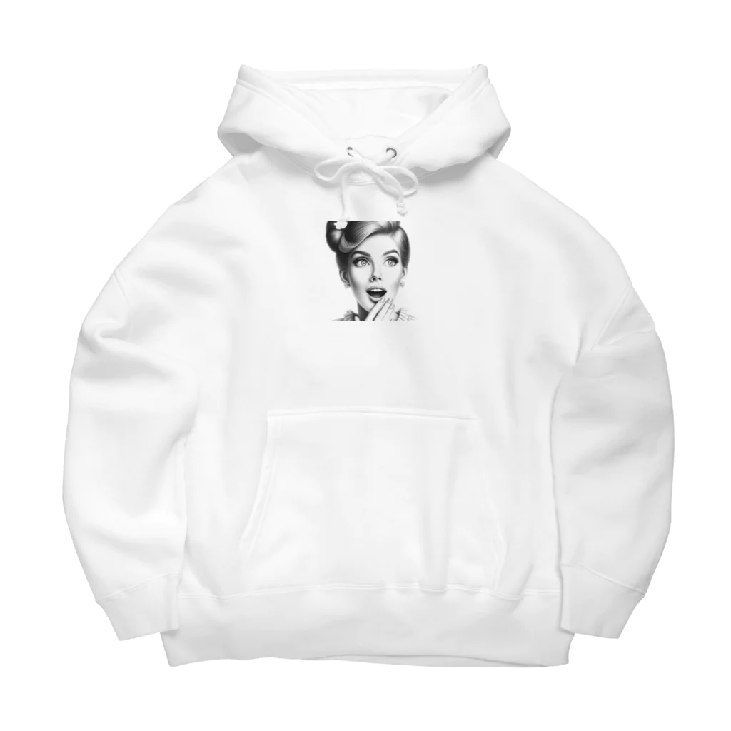 aoyama1964の驚く女性 Big Hoodie