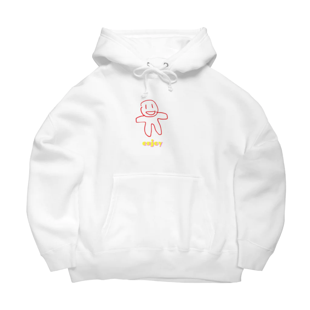 サオリショップのenjoyTシャツトレーナーパーカー Big Hoodie