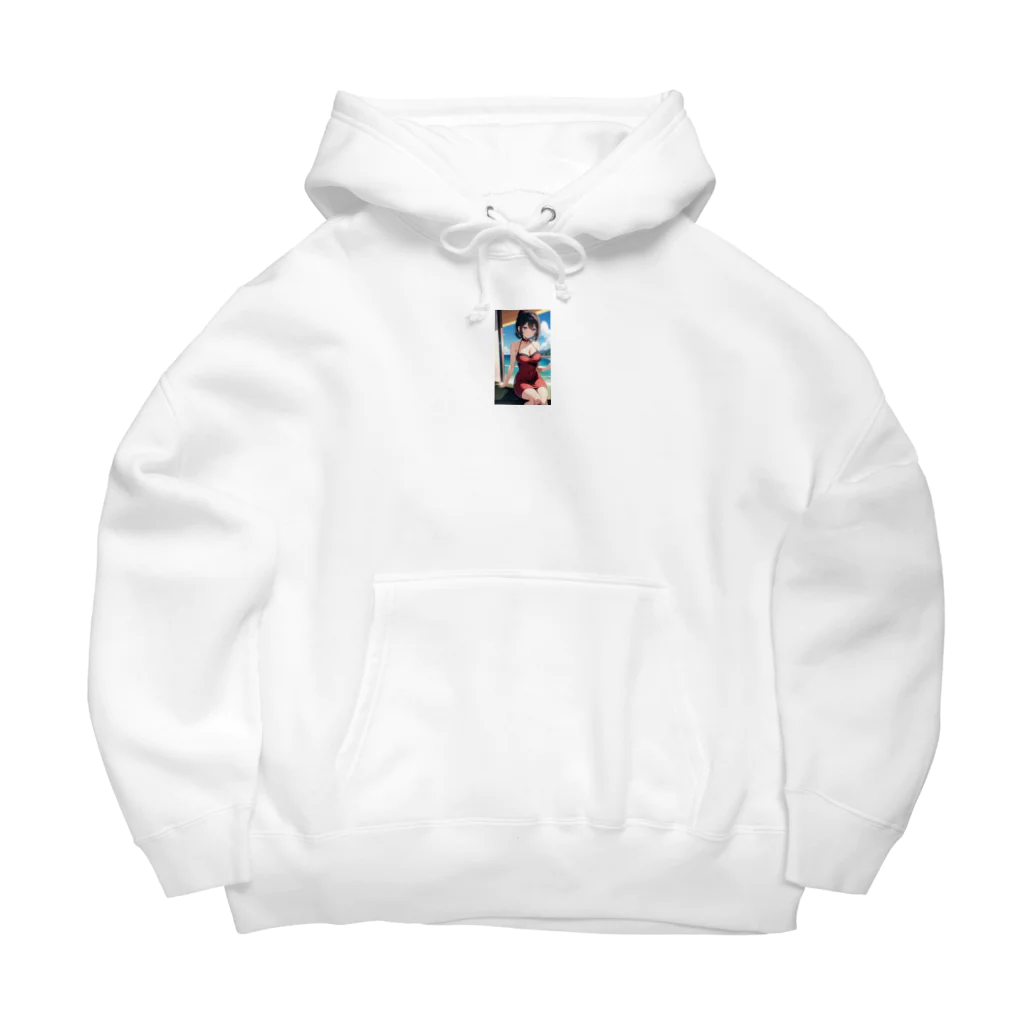 Makoto_Kawano Designのちょっぴりセクシーな女の子 Big Hoodie