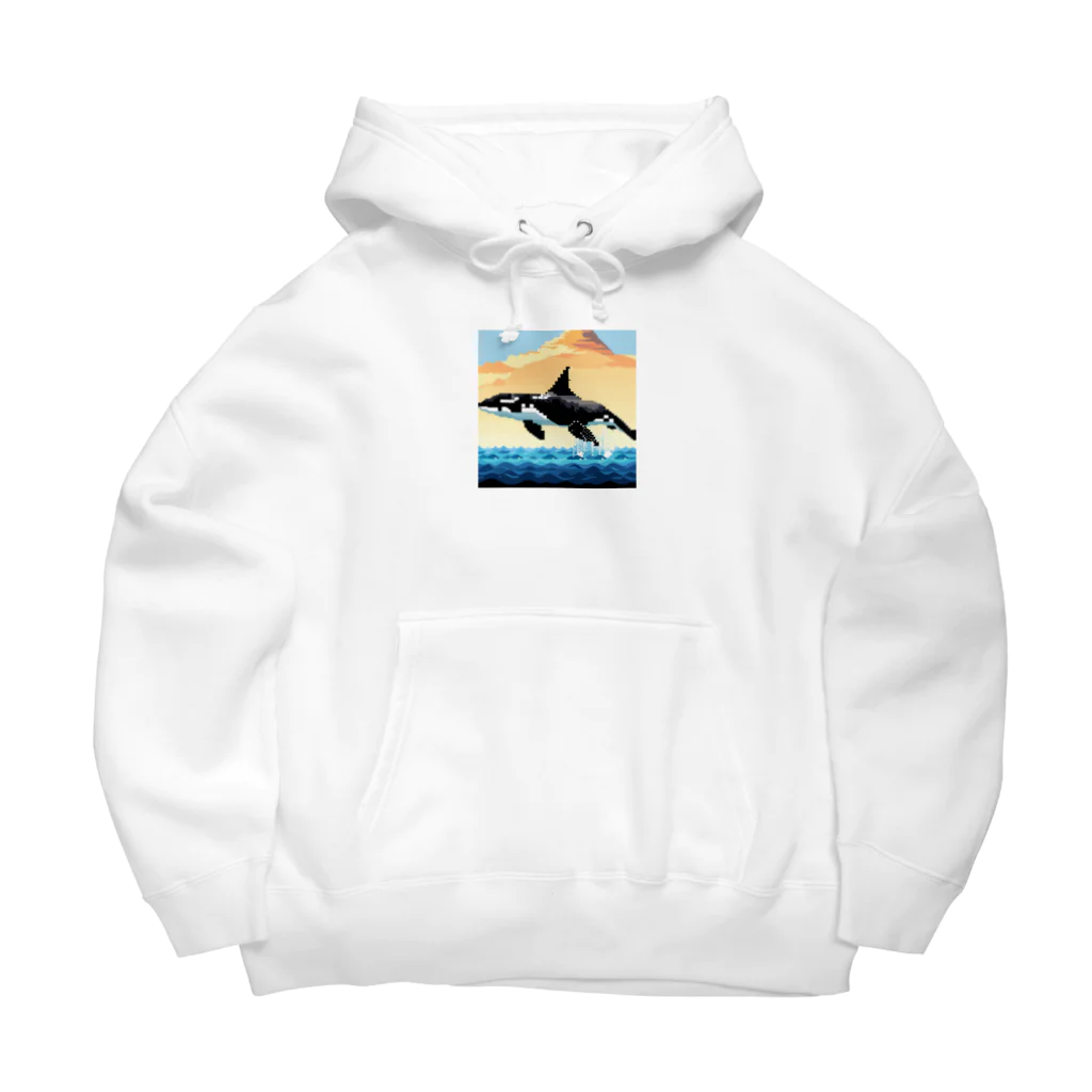 フリーダムの勇敢な海の王者、シャチ Big Hoodie