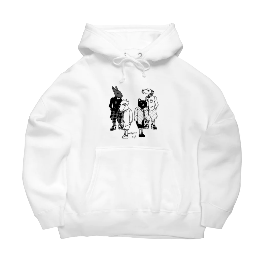 NEOJAPANESESTYLE                               のanimals Big Hoodie