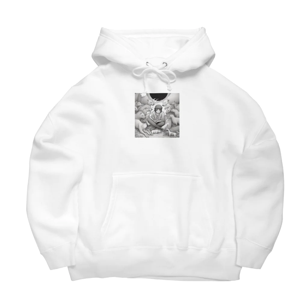 Stylishの動物愛好家 Big Hoodie