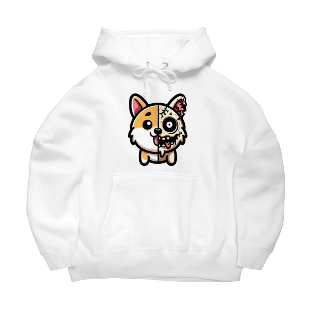 Mine-1のかわいい芝犬グッズ　ゾンビ化 Big Hoodie