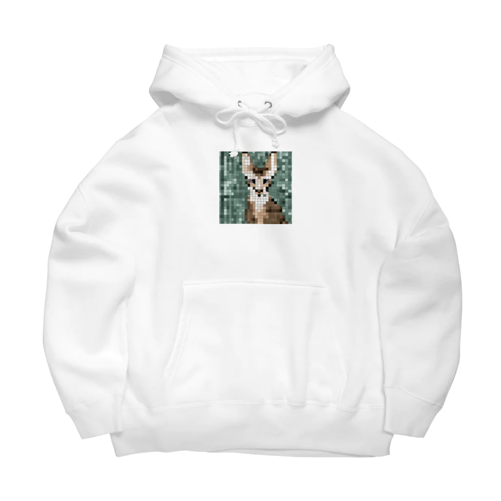 kindonesiaのドット絵のヒマラヤンキャット Big Hoodie