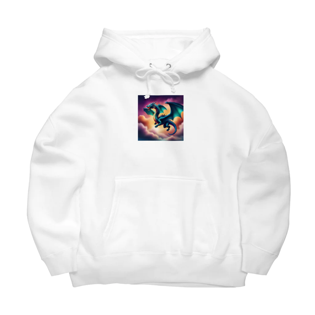 Koshino _Show の飛龍のイラストグッズ Big Hoodie