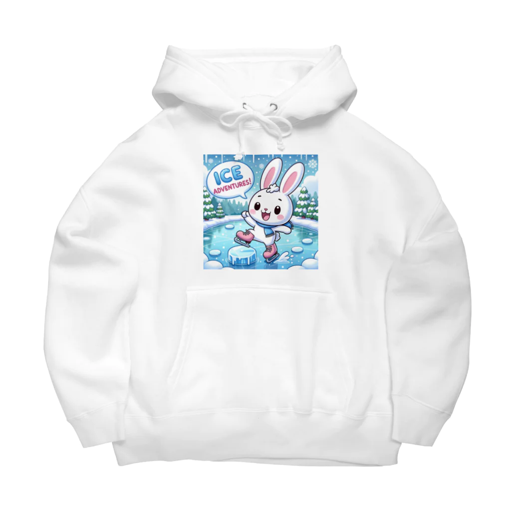 🌟 SHIN03 - あなたのスタイルを輝かせる 🌟のPONPONウサギ Big Hoodie