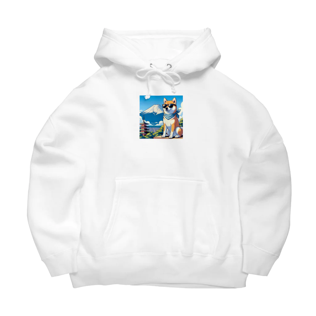 ピヨっこのサングラス犬　【銀次郎】 Big Hoodie