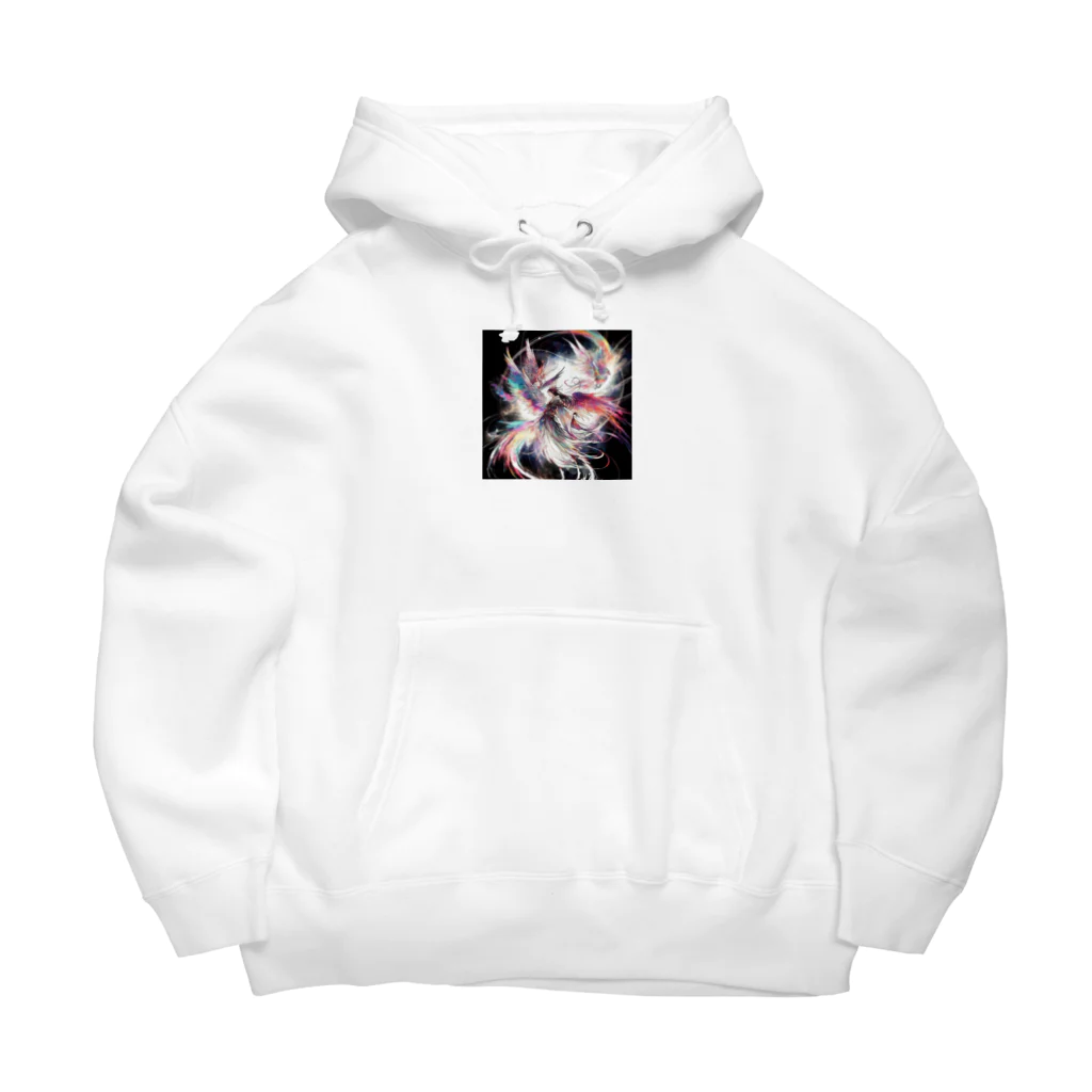 anazawaの白き翼、黒き翼。その手に抱くは愛しの君! Big Hoodie