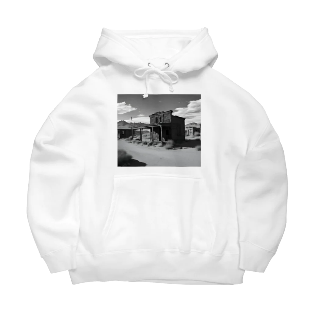 崖っぷちのポニョの"Nostalgia Ville：さびれた町の魅力を感じるグッズ" Big Hoodie