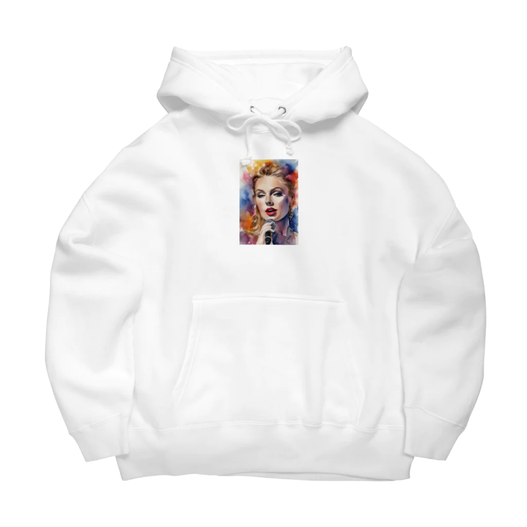 AI職人👨‍🏭のAI「Taylor Swift」水彩 Big Hoodie