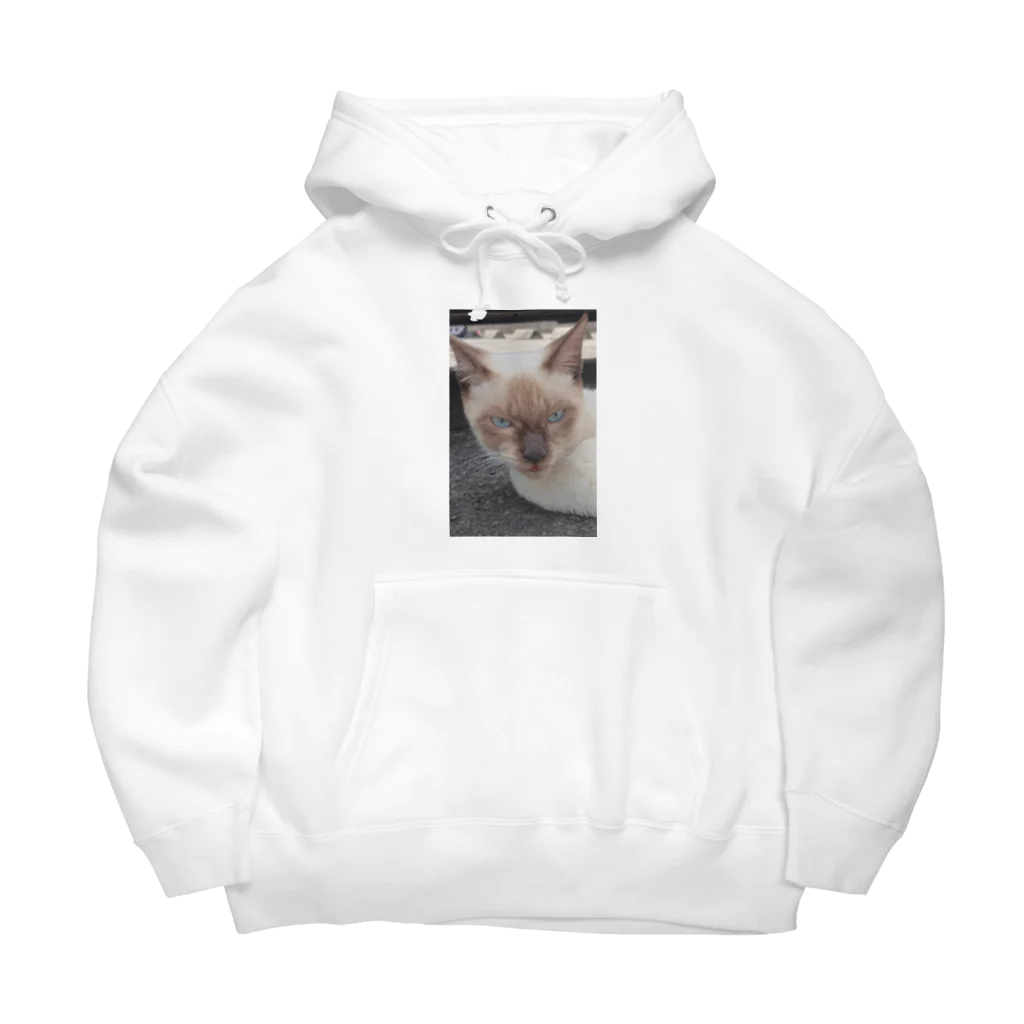 Makoto_Kawano Designの悪そうなのにカワイイ猫ちゃん Big Hoodie