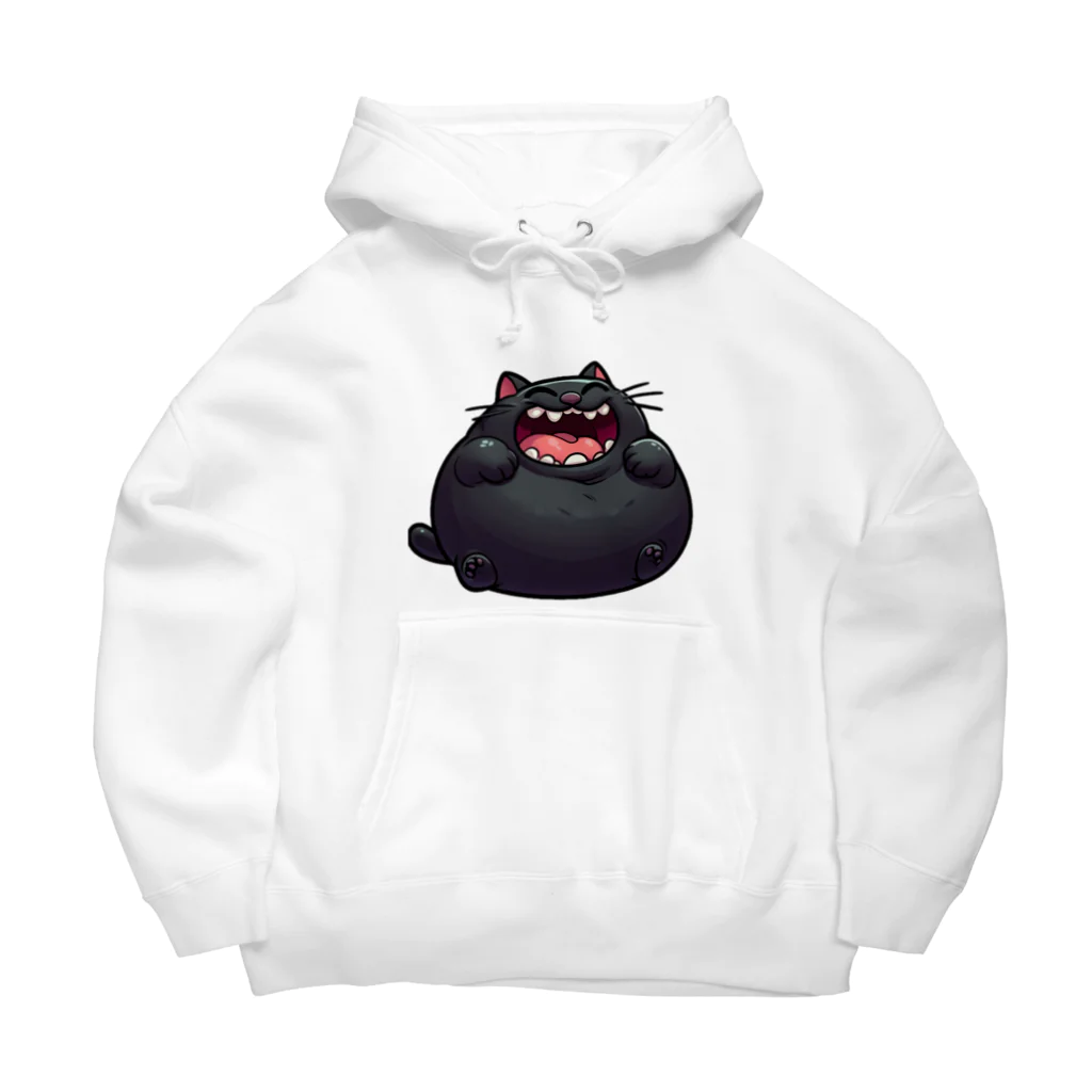 にゃんたれのふとっちょ笑猫プラッシュ Big Hoodie