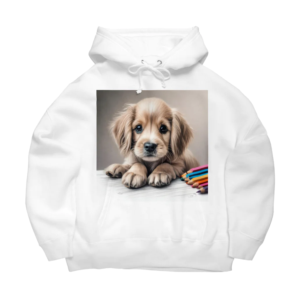 つぶらな瞳の子犬グッズ屋さんのつぶらな瞳の可愛い子犬② Big Hoodie