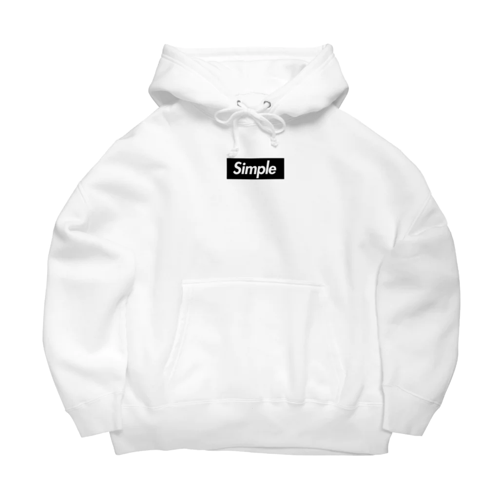 おもしろいTシャツ屋さんのsimple　シンプル Big Hoodie