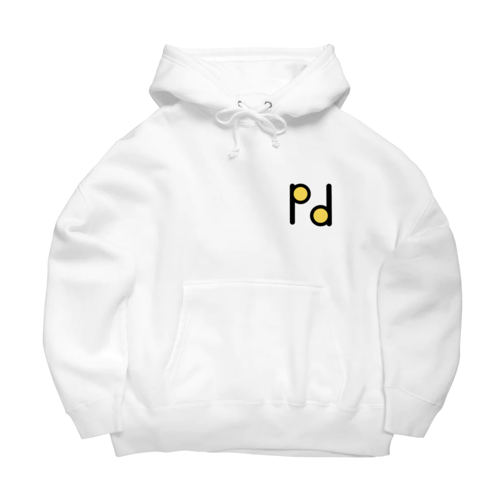 ピラミッディングデザインのｐとｄ Big Hoodie