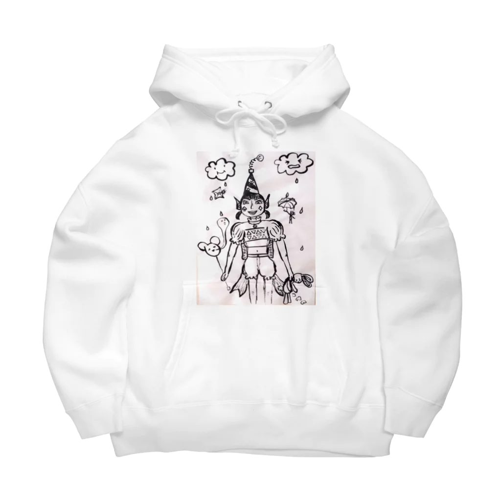 結社黒猫の遊園地のピエロ Big Hoodie