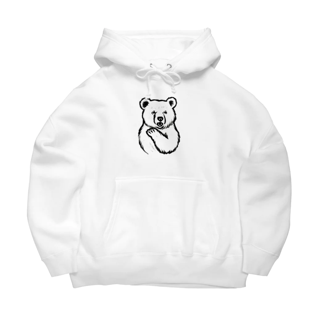 i-naのびっくり熊ちゃん Big Hoodie