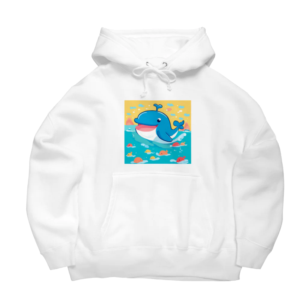 ニャン太郎ショップの楽しい海の中 Big Hoodie