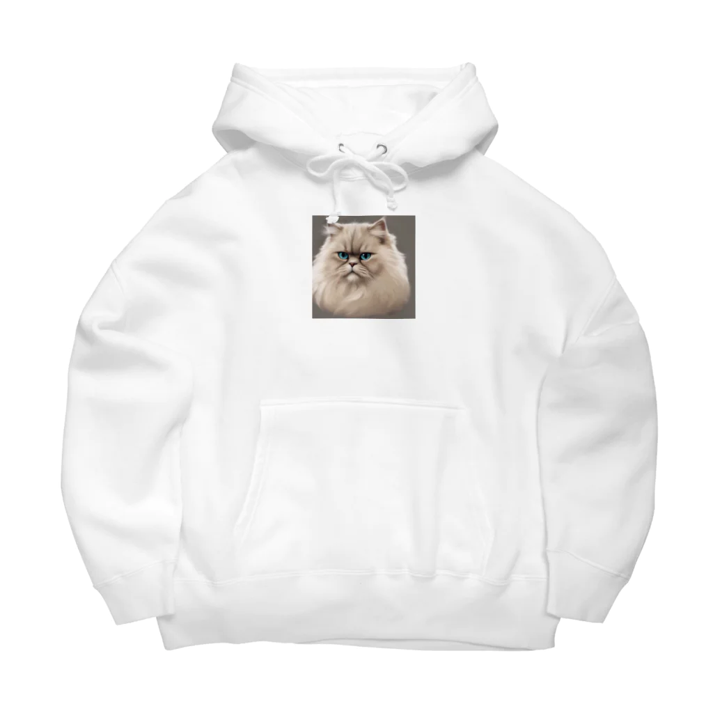 千裕アトリエ（いつもありがとう）のペルシャキャット（Persian Cat） Big Hoodie